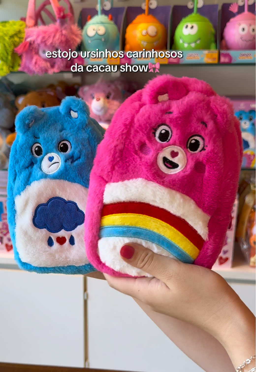 estojo dos ursinhos carinhosos para as mais divas🩷🩵 #cacaushow #ursinhoscarinhosos #diadascrianças #presente #girls 