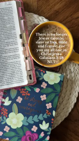 In Christ, there are no divisions—no labels, no barriers. Just unity. 💕 “For you are all one in Christ Jesus.” #DailyWord #FaithOverFear #DailyScripture #DailyEncouragement 