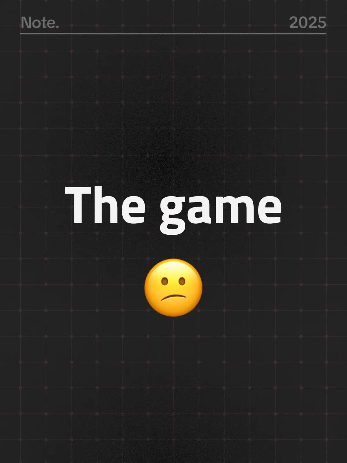 #thegame 