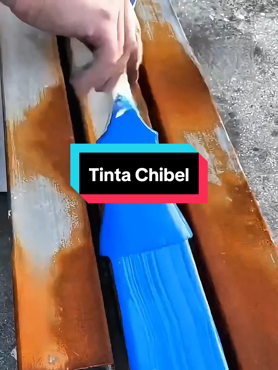 CHIBEL faz o ferrugem sumir como mágica #tinta #chibel #tiktokshop #ferrugem #metal 