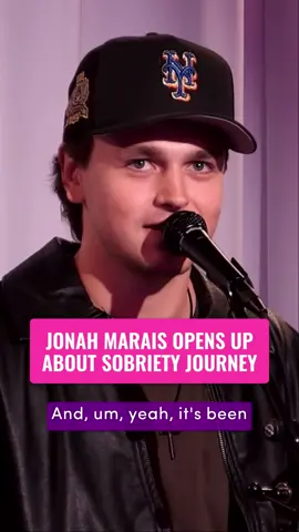 #jonahmarais allowed insight into how sobriety was the key to healing his mental heath issues. A great reminder that mental health is just like physical health and if something's wrong, you deserve to get help. We admire his strength and vulnerability in our #nyxcosmetics Sound Studio. ❤️ #iHeartNYXCosmetics
