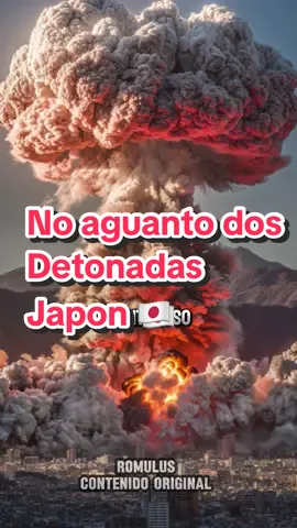 Japon se tuvo que rendir tras 2 detonadas 😳 #usa🇺🇸 #japan #historiareal #Nagasaki #Hiroshima