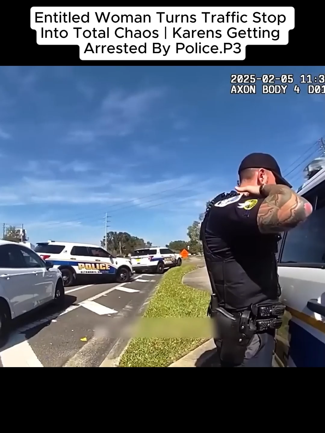 Entitled Woman Turns Traffic Stop Into Total Chaos | Karens Getting Arrested By Police