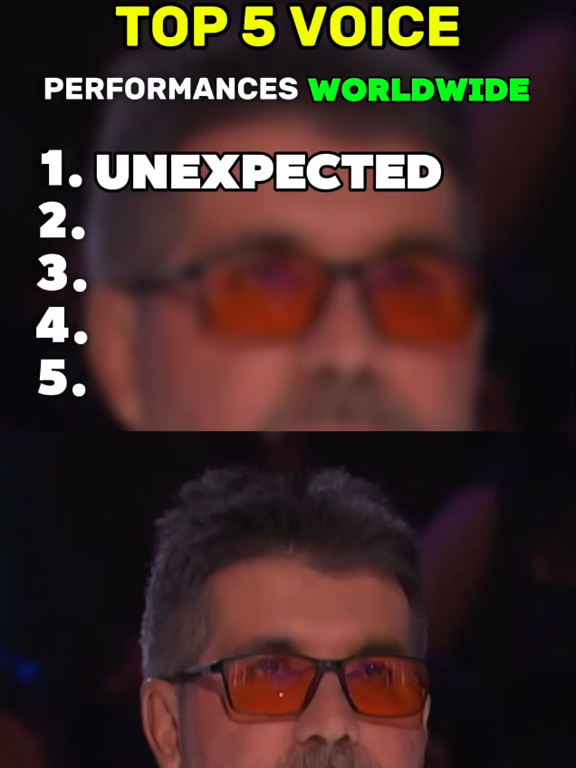 TOP 5 VOICE  PERFORMANCES WHERE #ranking #unexpected #voice #musician #songs  