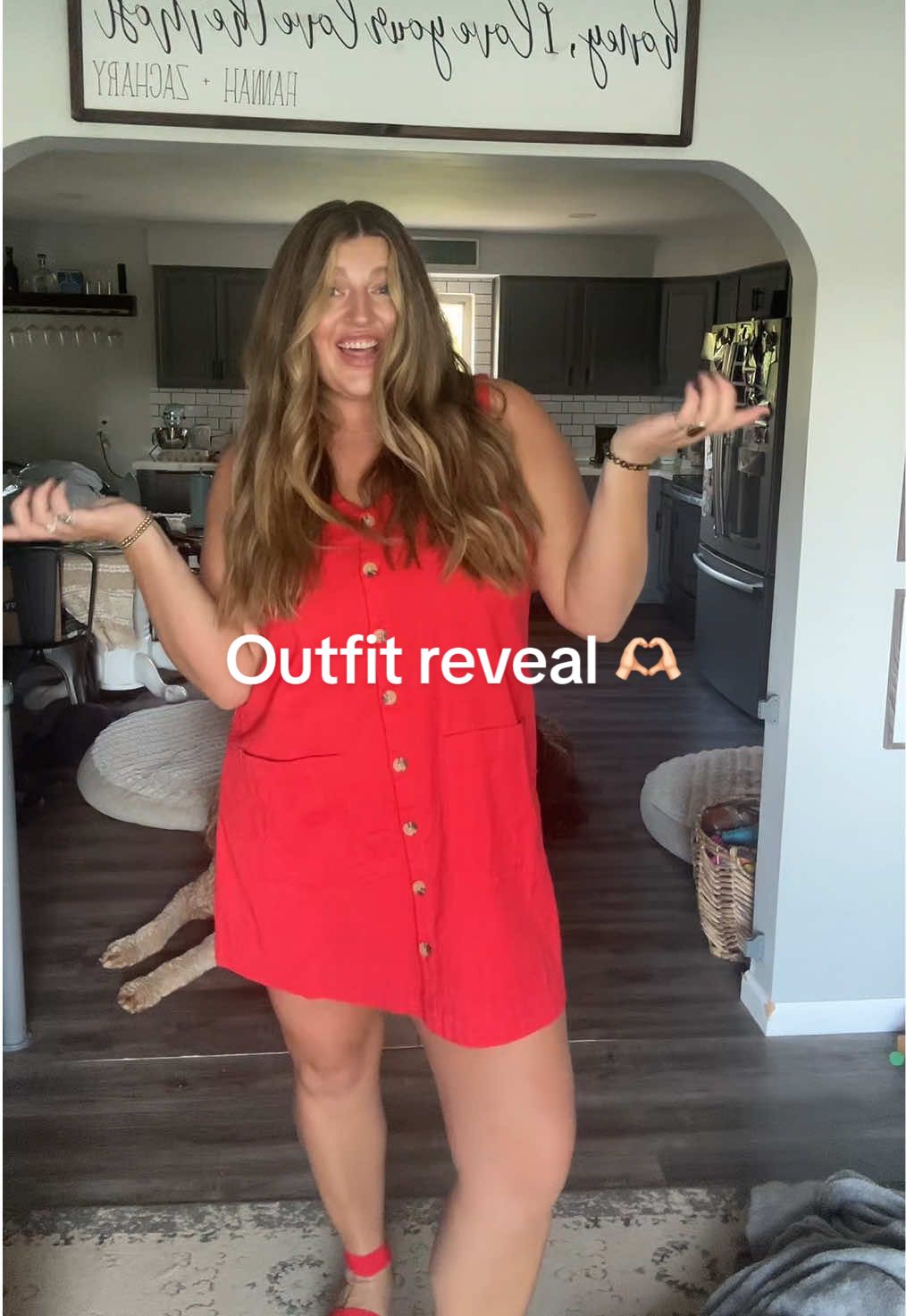 Red dress was the winner 🫶🏻✨❤️ #helpmepickanoutfit #dress #dinner #haul #OOTD 