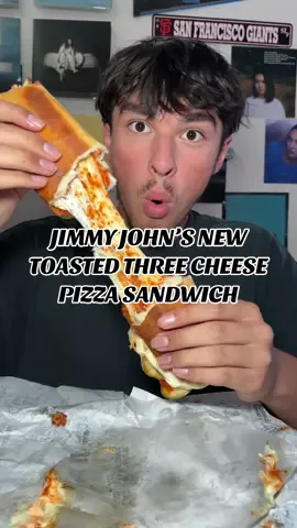 Sandwich + pizza + pickles = yes please! @Jimmy John’s 🥪 #JJspartner #mukbang #jimmyjohns #foodtiktok #Foodie 