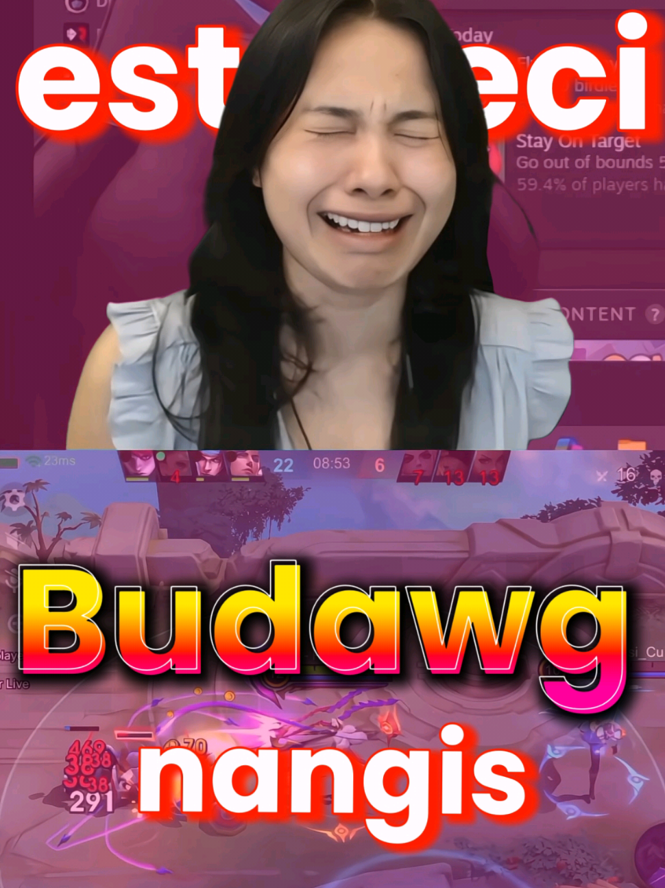 Budawg nangis terharu karena mas dean!!W DEANKT#esteheci #deankt #fypage #MLBBNEXT2025 #NEXTJagoanMabar @esteheci @aldeantg 