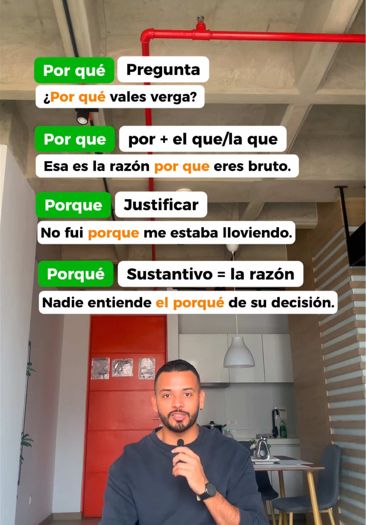 Por qué vs Por que vs Porque vs Porqué #spanishlesson #learnspanishonline #learnspanish #aprenderespañol #clasedeespañol 