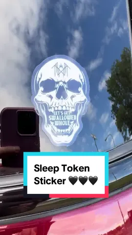 One of my FAVORITE Sleep Token songs! This sticker is great quality and waterproof 🖤 #sleeptoken #sleepyhead #sleeptokenworship 