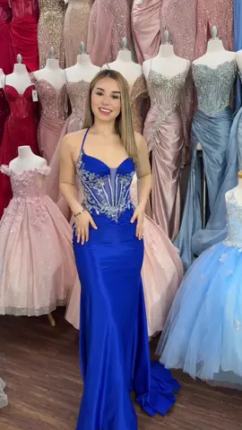 💙💙💙 Also available in red ❣️ #fyp #fashion #houston #formaldress #partydress 