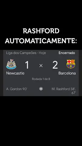Newcastle 1x2 Barcelona #rashford #fyp #barcelona #ligadoscampeões 