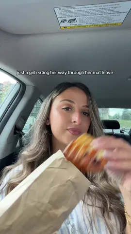 if you see me eating in my car, no you didn’t #matleaveeats #halifax #coffeetiktok #maternityleave #fyp 