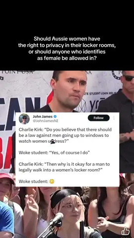 Should Aussie women have the right to privacy in their locker rooms, or should anyone who identifies as female be allowed in? #australia #trans #australia🇦🇺 #news #freespeech 