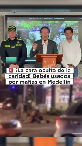 ¡Indignación total en Medellín! 🚨 Una red criminal instrumentalizaba a bebés para mendicidad, engañando a ciudadanos y turistas de buena fe que creían estar ayudando. Con pañales y leche donados, hacían negocio sucio, revendiendo todo en el Centro de la ciudad. El alcalde Federico Gutiérrez lo dijo claro y fuerte: 👉 “A nombre de la caridad, la gente cree que hace bien; pero está condenando a nuestros niños”. Ya van 7 capturas: seis delincuentes con medida de aseguramiento intramural y una mujer con domiciliaria. Esta mafia se lucraba con cerca de $180 millones al mes explotando a los más indefensos: nuestros niños y niñas. Este caso, llamado “La cara oculta de la caridad”, destapa la crueldad de quienes usan a menores como mercancía y pone en evidencia el fracaso de un Estado que les abre espacio a las estructuras criminales. 💬 ¿Qué opinás vos? ¿Cómo frenar esta explotación que hiere el alma de nuestra ciudad? 📲 Dejá tu comentario y compartí esta publicación para que nadie más se deje engañar.