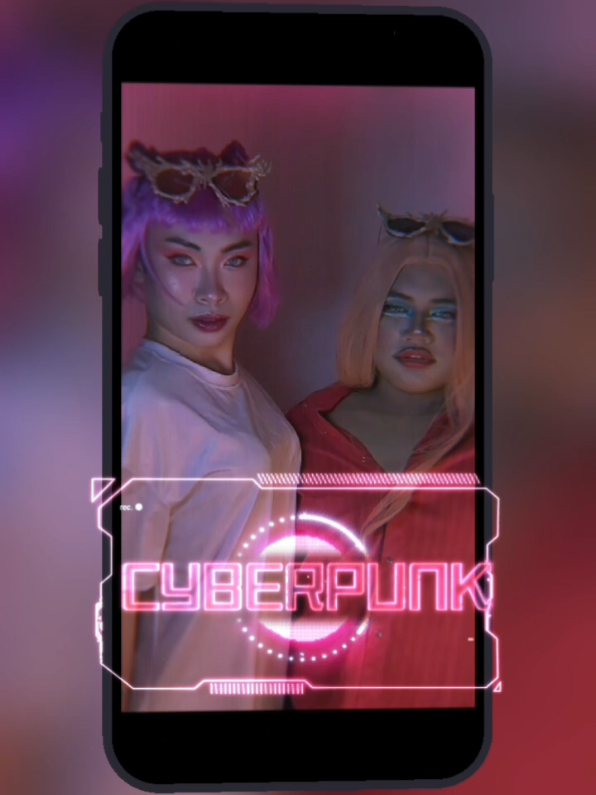 Count us in! 🤖 @neonemesisphofc | A cyberpunk collab with my sister @shadoughkat 💚 #neonemesisph #nncyberpunk #sassforceph #fyp #tiktokph 