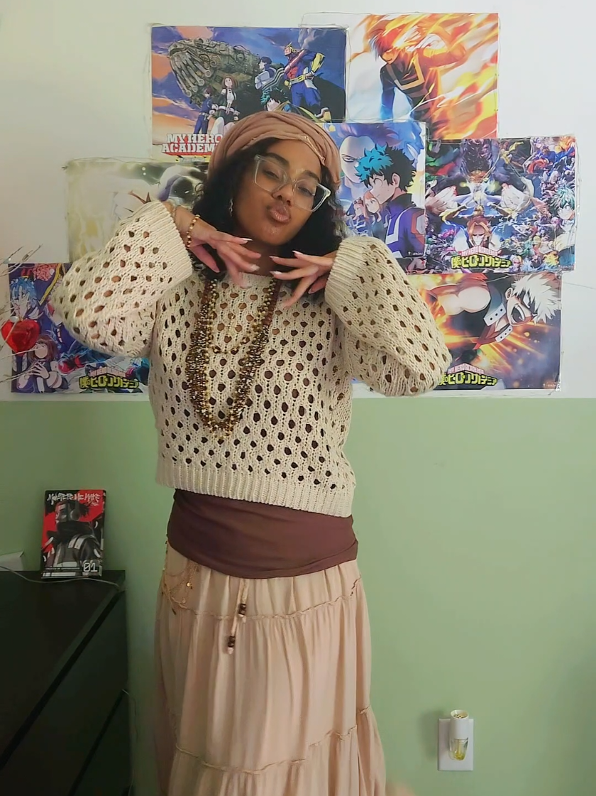 I love LOVEEEE this outfit! im starting short lil ootd logs now! lmk if theres any fits i should try! #earthyblackgirl #neosoul #OOTD 