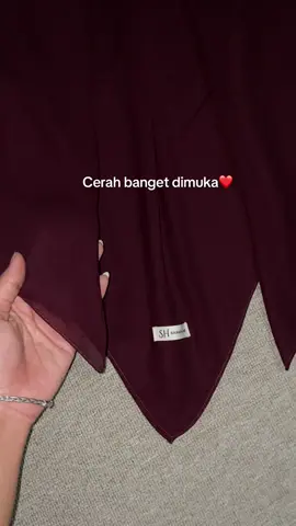 Plainsquare burgundy!❤️ #plainsquare #burgundy #jilbabcantik #fyp #racuntiktok 