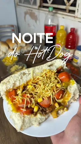 🌭Noite de Hotdog em casa!  #cachorroquente #receitas #noitedocachorroquente #hotdog #receitasimples 