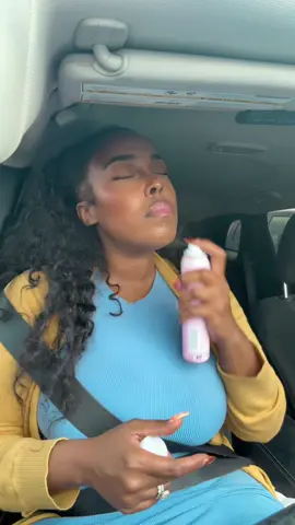 @Evian Facial Spray always keep me ready for these Hot Houston nights.  #tiktokshop #evian #makeuphacks #skincare #fyp 