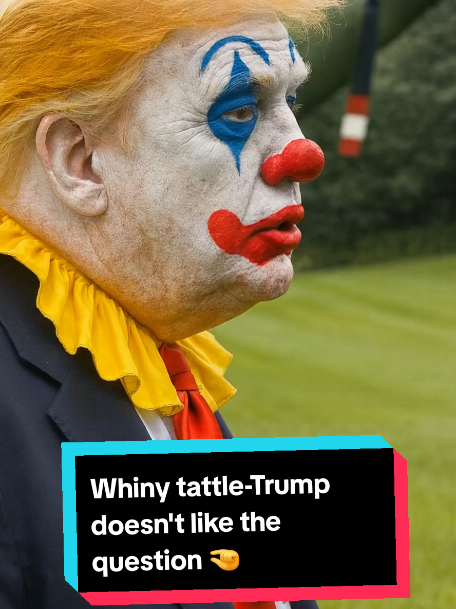 Aw no don't tell leader I asked a question! . . . . . . #trump #politics #clown #loser #67 