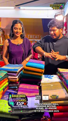 🪔✨BRAMANDATHIN UCHAKATTAM BEYOND INTERNATIONAL DEEPAVALI EXPO on 18th - 21st September 2025 at KSL EXPLANADE MALL, BANDAR BESTARI, KLANG, SELANGOR. The Most Awaited & Largest Indoor Indian Expo in Malaysia 2025. Brought to you by 'Colours of India'. Let's grab the latest Indian Wedding Collections, Home needs, Home decorations, Mookhuthi, Samy Madai, Wedding Bridal Photography Services, Tattoo artist, Tour Packages, Panjabi Sweets, Pani Puri, & Food Festival, Ladies Accessories, Jewellery & Clothing Collections (Sarees, Kurtas, Kurtis, Punjabi Suits, Lenggas, Jippa, Kids Wear & more) from Delhi, Mumbai, Gujarat, Kanjipuram, Salem, Chennai, Bangalore, Kerala & etc. BIGG SALE!!! BIGG DISCOUNT!!!UNBELIEVABLE PRICE!!!LESS UP TO 80%!!! #KslEsplanadeMallBandarBestariKlangSelangor #Klang #Selangor #ColoursofIndia #BramandathinUchakattamBeyondInternationalDeepavaliExpo