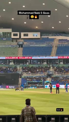 Wait For Muhammad Nabi 5 Sixes vs Dunith Wellalage 🇱🇰 😲🔥 #FORYOU 