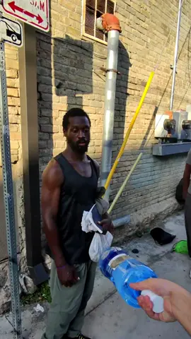 Blessing the homeless #homeless #fyp 