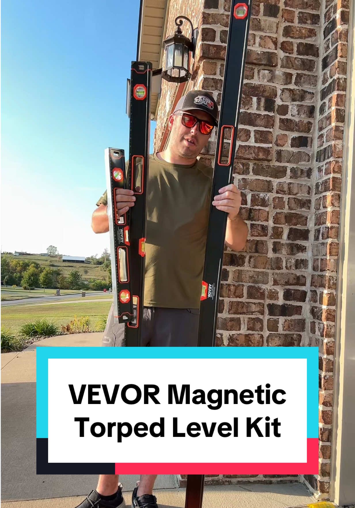 VEVOR Magnetic Torpedo Level Kit with bag. #levels #torpedolevel #levelkit #builder #vevor@Vevor_US @vevor shop 