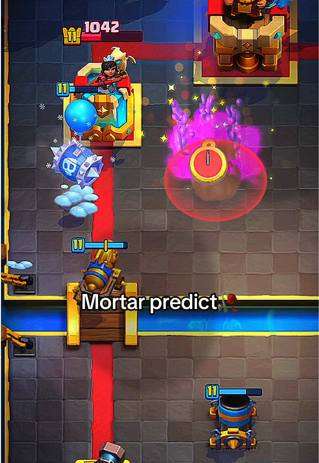 Pass royale mortar😭 #clashroyale #clashroyaleclips 