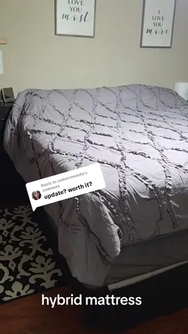 Replying to @catherinedulle #mattress #memoryfoammattress #bedroom this mattress is amazingly comfortable and super affordable 
