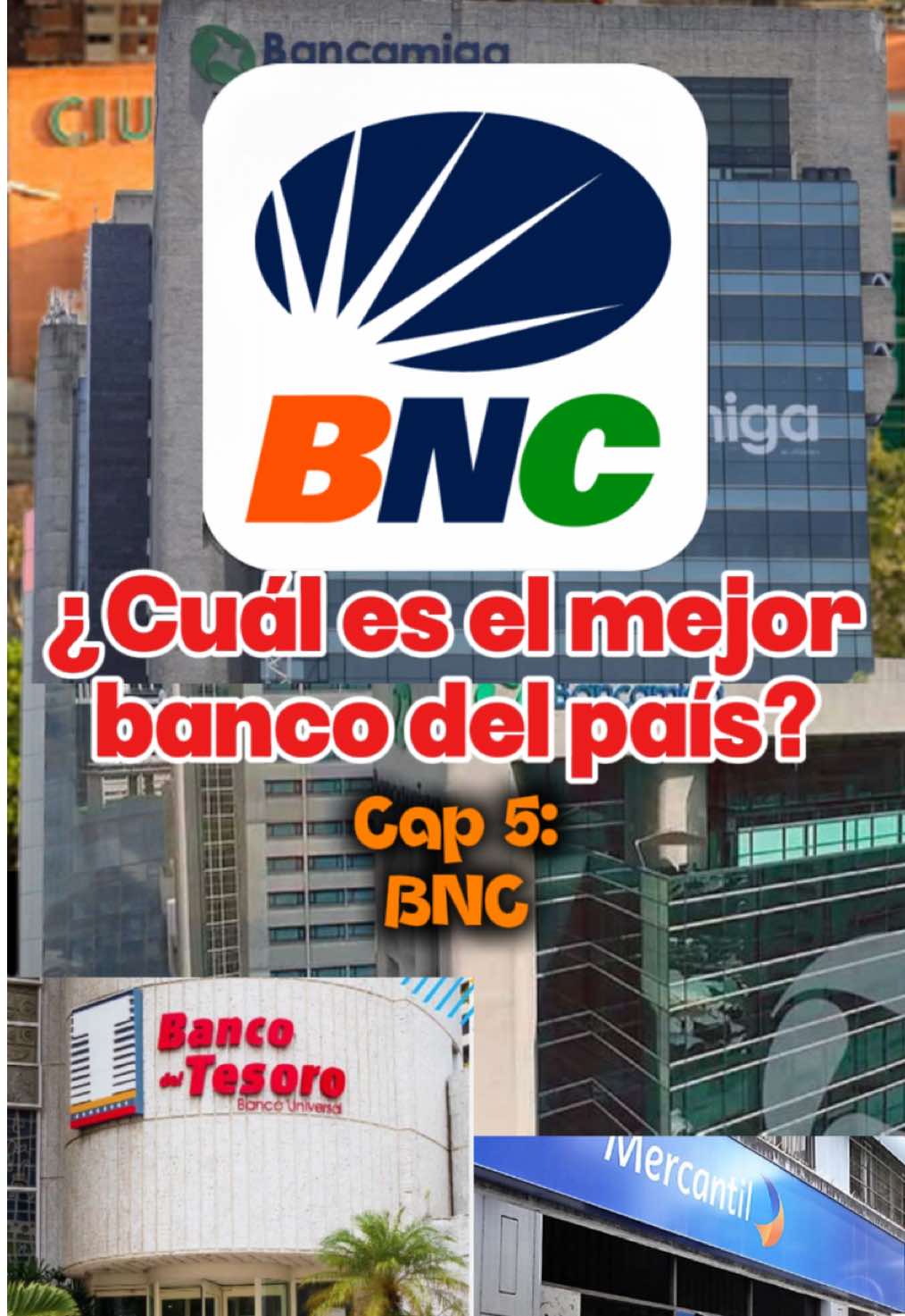 Vamos a analizar lo que ofrece el BNC para calificarlo y ver en qué posición queda dentro del ranking bancario.  #economia #banco #bnc #finanzaspersonales #ranking 