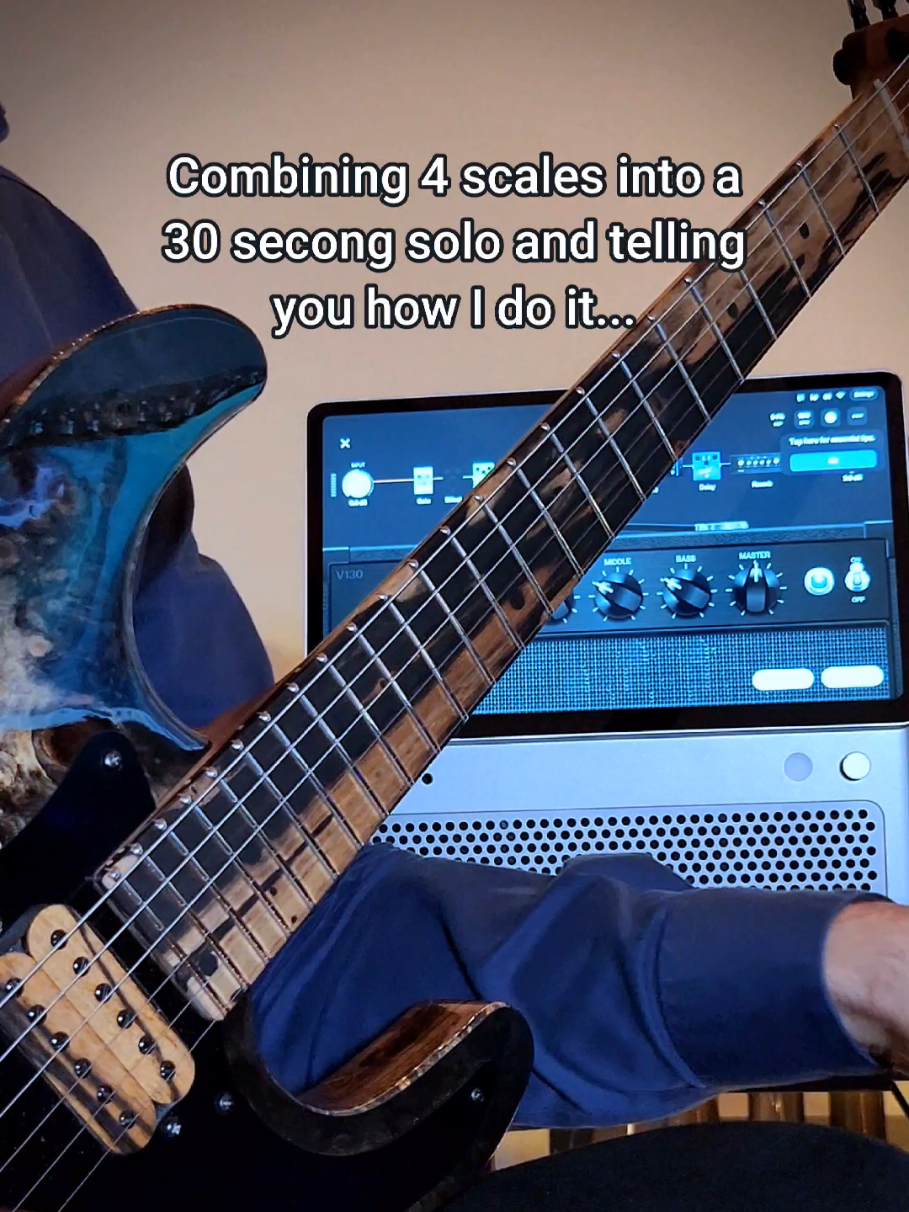 Should I make a long video explaing this further?  #guitarlesson #shredguitar #guitarsolo 