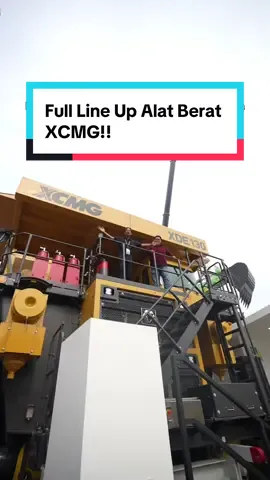 Full line-up alat berat @PT XCMG GROUP INDONESIA hadir di Mining Indonesia 2025!  Mulai dari dump truck raksasa XDE130 dengan payload 120 ton, excavator XE1250 kelas 125 ton, sampai line-up excavator 38 ton, 20 ton, hingga 13 ton. Ada juga dozer D360, motor grader GR3005T Pro, drilling rig XR168E, dan truck crane XCT160L8 dengan kapasitas angkat 160 ton! Lengkap banget, dari unit raksasa sampai teknologi hybrid dan elektrik. Buat yang penasaran detail lainnya, langsung cek video lengkapnya di @Mesin Besar  Study tour alat berat yang bisa kamu beli! #fyp #alatberat #excavator #operatormuda #operator 