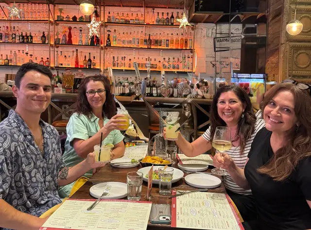 The best part of travel isn’t just the destinations—it’s the people you meet along the way. 🌍✨ I’ve been lucky to cross paths with some of the best of the best—and even luckier to now call them friends. I met Cyd in Bogotá in 2015, Robin in Iceland in 2022, and Scott at The Travel Mom Beach Bash in 2024. Years later, we’re still gathering around the table to celebrate, share stories, and support each other. Travel brings us together—and keeps us connected. 💙 #travel #nyc #yay 