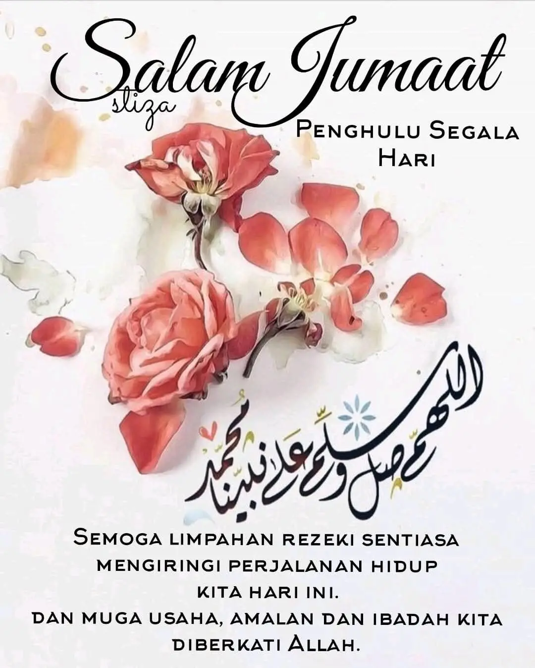 #Assalamualaikum Salam Jumaat Semoga kita sentiasa Berada dalam  Perlindungan dan Kasih Sayang Allah.. #AamiinAllahummaAamiin