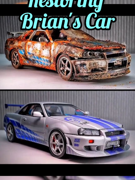 Full restoration of the Nissan Skyline GT-R R34 #renovation and restoration #carmodel #oldcarrenovation #decompression #unzipvideo 