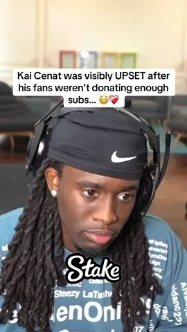 Kai Cenat was visibly UPSET after  his fans weren’t donating enough  subs… 😳❤️‍🩹#kaicenat #mafiathon3 #twitch 