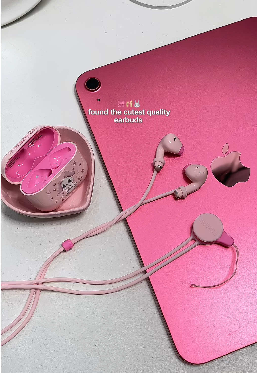 the cutest earbuds from realfit 𖤐.ᐟ | with cute inclusions! 🎀🐰 #realfit #earbuds #realfits2miniearphones #wirelessearbuds #fyp 