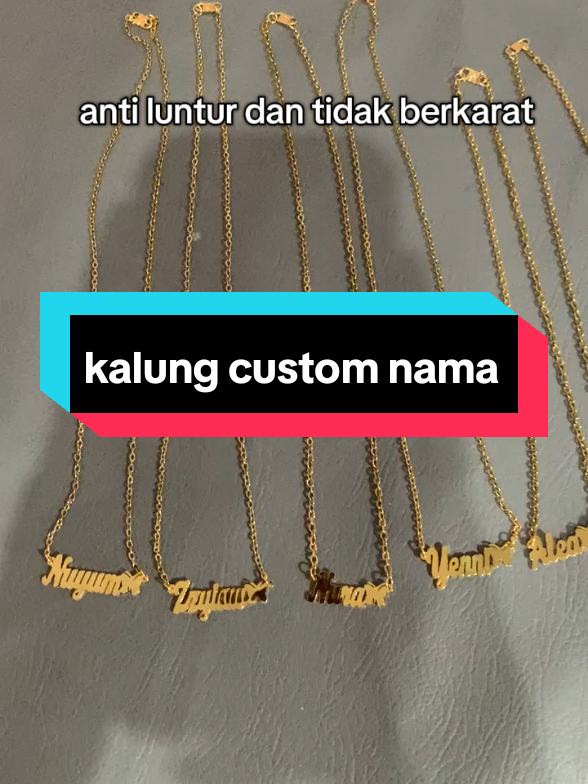 kalung nama custom sesuai nama kamu best🥰