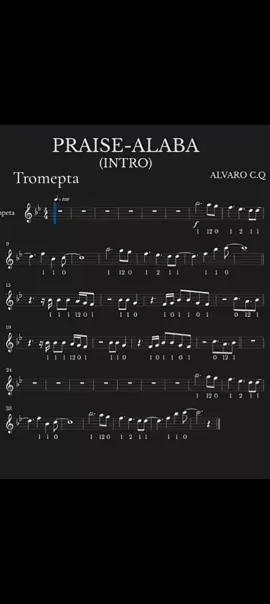 el ganador fue Praise-alaba  Partitura de trompeta , espero sea de su agrado #gratis #cecbethel💚💚💚 #partituras #trompeta #ivirgarzama 