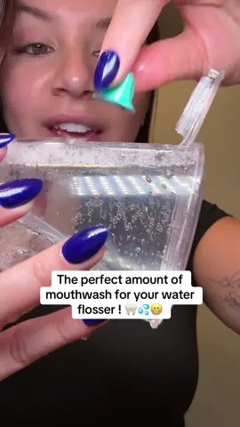 Adding mouthwash to your waterflosser has never been easier ! #waterflosser #mouthwash #aquapod #tiktokshopcreatorpicks #tiktokshoprestock 