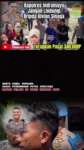 🚨 BREAKING NEWS – INDRAMAYU 🚨 Kasus tragis kembali mengguncang publik. Seorang oknum polisi bernama Alvian Maulana Sinaga (AMS) diduga tega membunuh pacarnya, Putri Apriani, di Indramayu. Korban ditemukan tewas dengan kondisi mengenaskan. Motif pembunuhan masih didalami, sementara pelaku sudah diamankan dan dijerat proses hukum. Pihak kepolisian menegaskan bahwa AMS telah dipecat tidak hormat dari institusi Polri. Kasus ini memicu gelombang kemarahan publik karena seorang aparat yang seharusnya menjadi pelindung masyarakat justru menjadi pelaku kejahatan. Masyarakat menuntut penanganan yang transparan, tegas, dan tanpa tebang pilih agar keadilan bagi Putri Apriani benar-benar ditegakkan. 👉 Tragedi ini menjadi pengingat keras tentang pentingnya pengawasan internal di tubuh kepolisian. #BreakingNews #trending #AlvianMaulanaSinaga #PutriApriani #bdtiktokofficial 