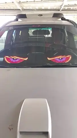 #maganda #fyyyyyp  1 pair truck car devils Eye light RGB dynamic demon eye Decorative light led display Decor Pexil Panel Windshield USB 5v multi-mode lamp 