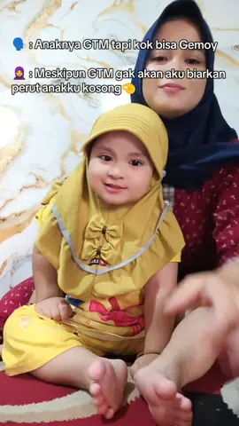Sebisa mungkin tetap masuk makanan meskipun bukan nasi #MasyaAllah #gtm #anakgtm #alergimakanan #anakgemoykuu❤❤ 