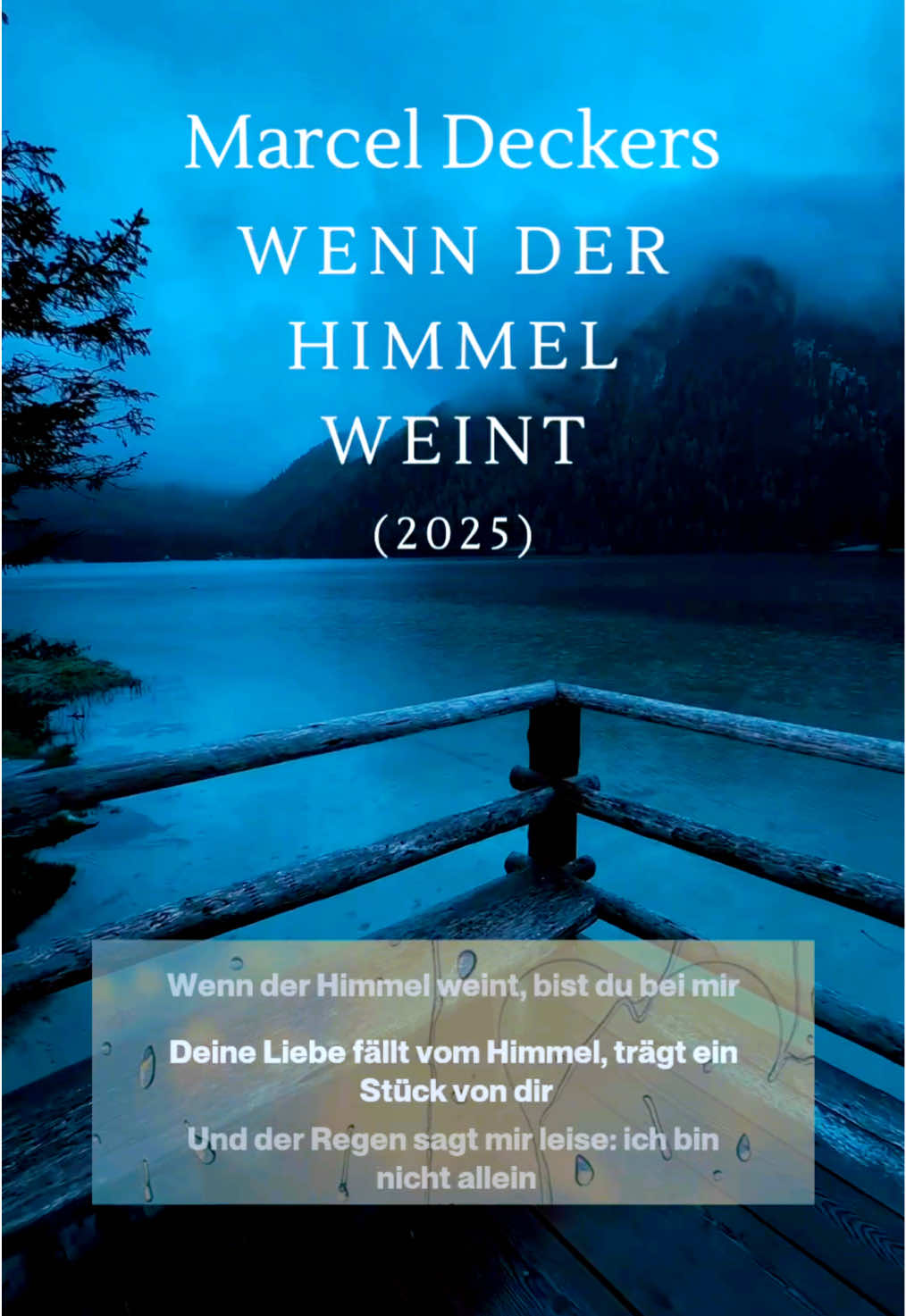 „‚Wenn der Himmel weint‘ – ein Song über Verlust, Trost und das Gefühl, dass jemand von oben über uns wacht. Emotional, ehrlich und voller Hoffnung.“ ❤️ #verlust #trost #gefühle #emotional #ballade 