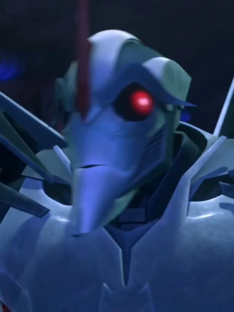 I CANT it looks like he can hear it 😭 . . . #TFP #transfomersprime #STARSCREAM #fyp #funny 