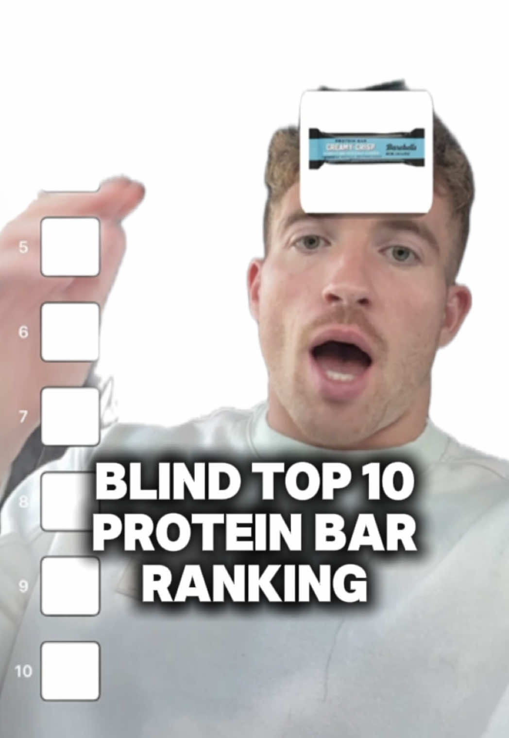 👇 Blind Top 10 PROTEIN BAR Rankings 🫣 How did I do? 🎙️ COMMENT any protein bar flavor & I will add it into a randomizer for part 2 🥇 @barebells.usa  🥈 @davidprotein  🥉 @builtbar  ✅ FOLLOW to help find the BEST Protein Bar & as always… Stay NATTY, my NEIGHBORS 🫡🏡 #proteinbar #proteinbars #proteinbarreview #protein #proteinpacked 
