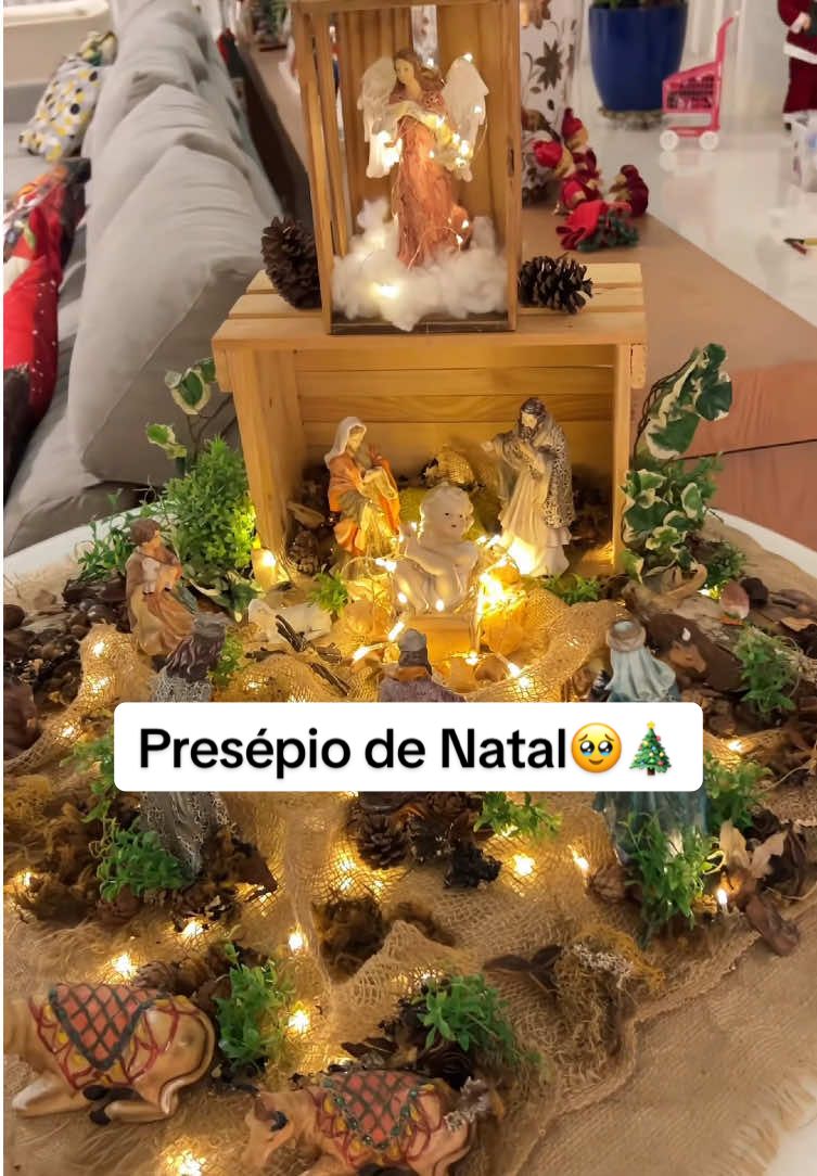 Presépio de Natal🎄♥️#natal #decoracaodenatal #presepio #papainoel #presepiodenatal 