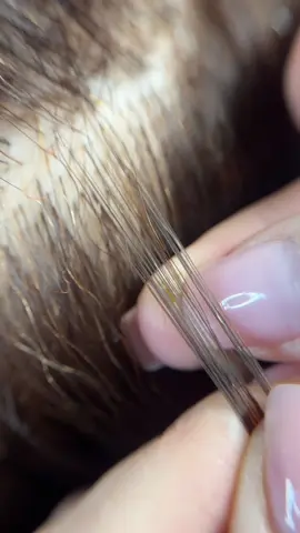 Whoops, I kinda singed my client's hair You often see videos on TikTok with such a device, my opinion is, don't experiment, because such irons heat up to 260 degrees, while a professional iron only heats up to 180-200 degrees, it doesn't burn hair, it just warms up keratin #hairextensions #нарощенняволосся #наращиваниеволос #hair #hairtransformation 