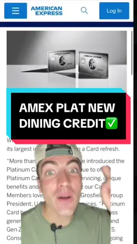 Amex Platinum Refresh Leaked a $400 Dining Credit👀 Amex is rumored to add a $400 Resy dining credit starting Sept 18🍴 ✅ $400 in dining when booking through Resy (Amex’s own platform) ✅ Stacks with the leaked $600 hotel credit + $300 Lululemon credit ✅ That’s over $1,300 in new perks — even with the fee rumored to rise to $895 THIS HAS BEEN CONFIRMED SEPTEMBER 18TH!  Follow to stay up to date on all the new credit updates✅